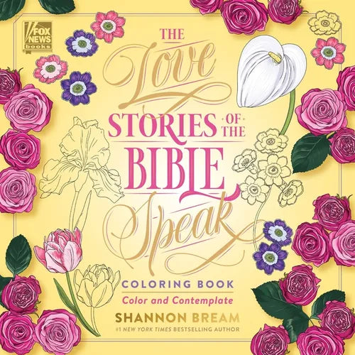 The Love Stories of the Bible Speak Coloring Book: Color and Contemplate - Paperback
