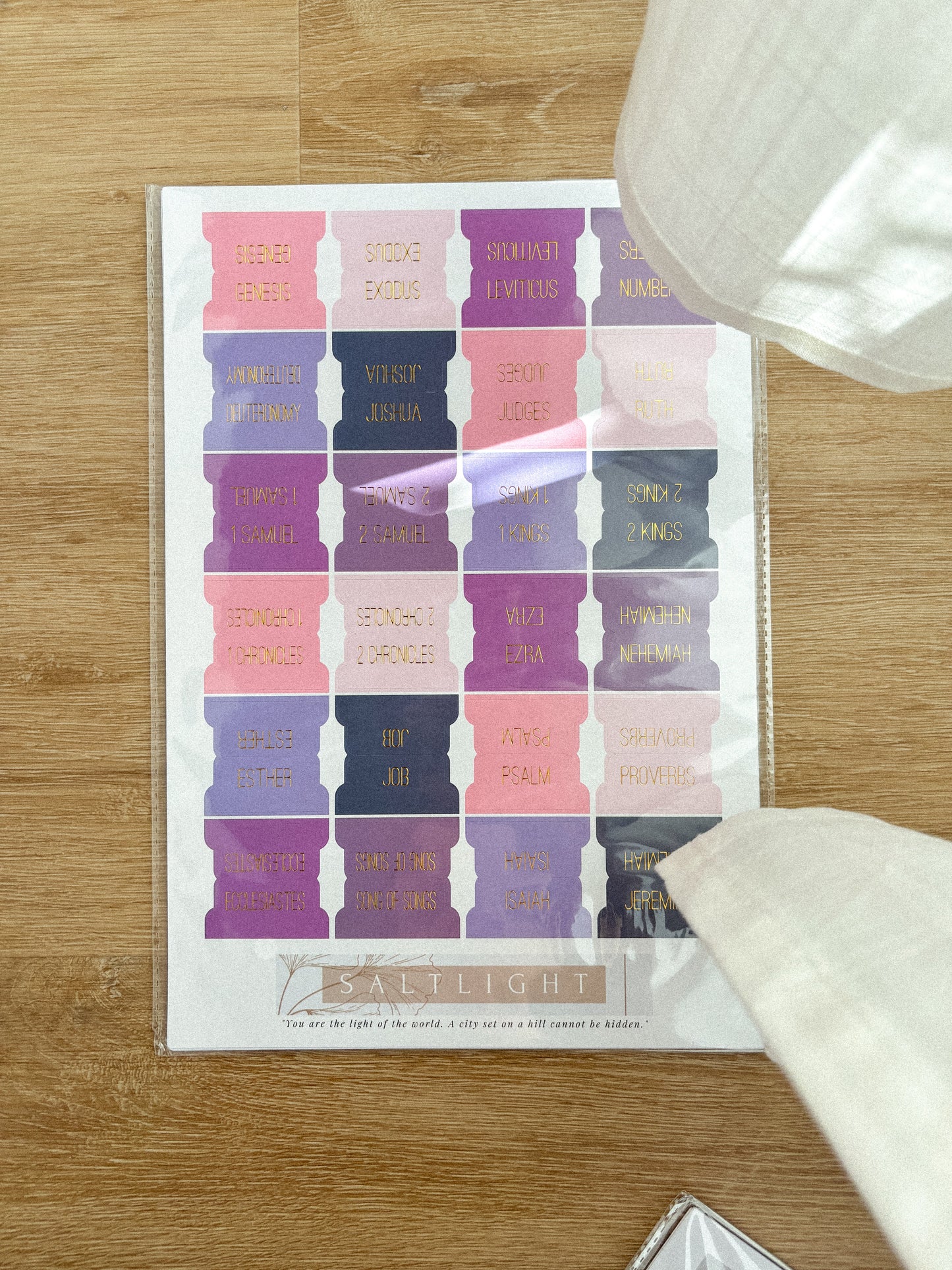 Bible Tabs Lilac Dreams | Matte-Coated Sticker Tabs