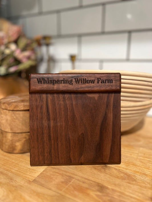 Walnut Sourdough Bench Scraper