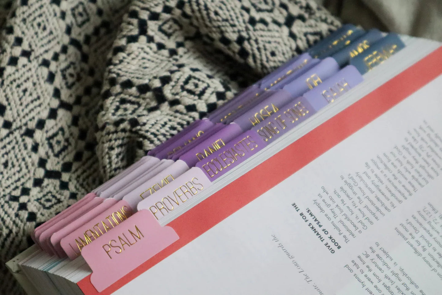 Bible Tabs Lilac Dreams | Matte-Coated Sticker Tabs